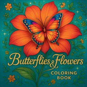 Martin, Chris Butterflies and Flowers Coloring Book Martin, Chris Butterflies and Flowers Coloring Book