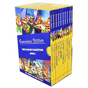 Geronimo Stilton : The 10 Book Collection (Series 3) Box Set (A Cheese-Coloured Camper Van, The Mona Mousa Code ... Surf's Up, Geronimo) ( Series 3) Geronimo Stilton : The 10 Book Collection (Series 3) Box Set (A Cheese-Coloured Camper Van, The Mona Mousa Code ... Surf's Up, Geronimo) ( Series 3)