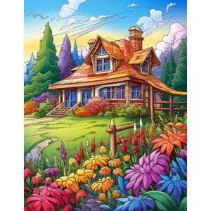 Santos, Nano Farmhouse Serenity: 500 Pages of Coloring Calmness with Rustic Floral Themes.: Every page a peaceful moment of art therapy and nature connection. Santos, Nano Farmhouse Serenity: 500 Pages of Coloring Calmness with Rustic Floral Themes.: Every page a peaceful moment of art therapy and nature connection.