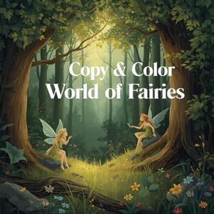 Holomb, Snizhana Copy & Color: World of Fairies: 66 Magical Full-Color and Outline Illustrations Holomb, Snizhana Copy & Color: World of Fairies: 66 Magical Full-Color and Outline Illustrations
