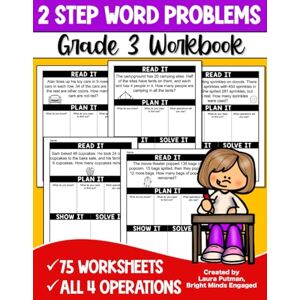 Putman, Laura Two Step Word Problems Grade 3 Workbook (3rd Grade Math Workbooks) Putman, Laura Two Step Word Problems Grade 3 Workbook (3rd Grade Math Workbooks)