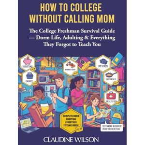 Wilson How To College Without Calling Mom: The College Freshman Survival Guide — Dorm Life, Adulting & Everything They Forgot to Teach You Wilson How To College Without Calling Mom: The College Freshman Survival Guide — Dorm Life, Adulting & Everything They Forgot to Teach You