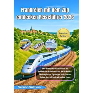 Sullivan, Vernon Frankreich mit dem Zug – Reiseführer 2026: Der vollständige Reiseführer zu malerischen Bahnstrecken, TGV-Städten, Weinregionen, Spartipps und cleverem Reisen durch Frankreich ohne Auto Sullivan, Vernon Frankreich mit dem Zug – Reiseführer 2026: Der vollständige Reiseführer zu malerischen Bahnstrecken, TGV-Städten, Weinregionen, Spartipps und cleverem Reisen durch Frankreich ohne Auto
