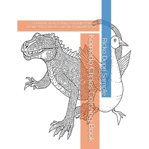 Sample, Ricko Dupri Komodo Chaos Coloring Book: 61 Playful, Tricky & Wild Zentangle Patterns Inspired by Komodos and Their Animal Friends Sample, Ricko Dupri Komodo Chaos Coloring Book: 61 Playful, Tricky & Wild Zentangle Patterns Inspired by Komodos and Their Animal Friends
