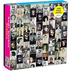 Galison Andy Warhol Selfies 1000 Piece Puzzle in a Square Box Galison Andy Warhol Selfies 1000 Piece Puzzle in a Square Box