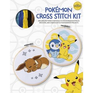 Diaz, Maria Pokémon Cross Stitch Kit: Includes patterns and materials to stitch Pikachu & Piplup, & Evee, and charts for 16 other Pokémon projects (Pokémon Crafts) Diaz, Maria Pokémon Cross Stitch Kit: Includes patterns and materials to stitch Pikachu & Piplup, & Evee, and charts for 16 other Pokémon projects (Pokémon Crafts)