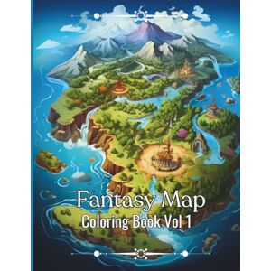 Ashe, Julia Nicole Fantasy Map Coloring Book Ashe, Julia Nicole Fantasy Map Coloring Book