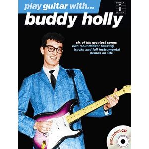 HOLLY BUDDY (ARTIST Play Guitar with Buddy Holly-Guitar Tab-Music book with Cd backing tracks HOLLY BUDDY (ARTIST Play Guitar with Buddy Holly-Guitar Tab-Music book with Cd backing tracks