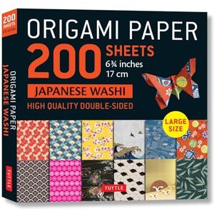 Tuttle Publishing Origami Paper 200 sheets Japanese Washi Patterns 6.75 inch: Large Tuttle Origami Paper: High-Quality Double Sided subtitle changed to:Origami Sheets ... (Instructions for 6 Projects Included) Tuttle Publishing Origami Paper 200 sheets Japanese Washi Patterns 6.75 inch: Large Tuttle Origami Paper: High-Quality Double Sided subtitle changed to:Origami Sheets ... (Instructions for 6 Projects Included)