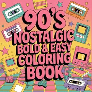 Santos, Nano Retro Fun: 240 Coloring Pages to Remember the 90s For All Ages.: Flashback to the 90s: Enjoy Hours of Coloring Fun with Retro Designs and Iconic Moments. Santos, Nano Retro Fun: 240 Coloring Pages to Remember the 90s For All Ages.: Flashback to the 90s: Enjoy Hours of Coloring Fun with Retro Designs and Iconic Moments.