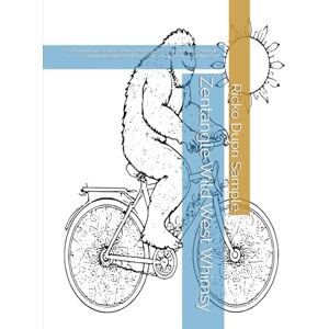 Sample, Ricko Dupri Zentangle Wild West Whimsy: 63 Playful Bigfoot and Cowboy Adventures — Humorous Zentangle Coloring Designs for Relaxation, Laughter, and Creative Fun Sample, Ricko Dupri Zentangle Wild West Whimsy: 63 Playful Bigfoot and Cowboy Adventures — Humorous Zentangle Coloring Designs for Relaxation, Laughter, and Creative Fun