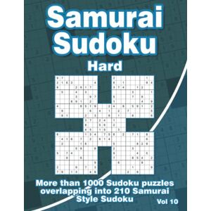 Books & Publishing, Flatline Hard Samurai Sudoku Puzzle Book Large Print: Difficult Sudoku Puzzle Book with 210 Samurai Style Puzzles for Adults Books & Publishing, Flatline Hard Samurai Sudoku Puzzle Book Large Print: Difficult Sudoku Puzzle Book with 210 Samurai Style Puzzles for Adults