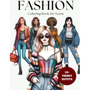 Windlark, Nina Fashion Coloring Book for Teens: 50+ Trendy Outfits, Stylish Dresses & Beauty Looks Fun & Relax for Girls & Young Glamour Lovers! Windlark, Nina Fashion Coloring Book for Teens: 50+ Trendy Outfits, Stylish Dresses & Beauty Looks Fun & Relax for Girls & Young Glamour Lovers!
