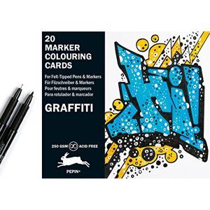 Pepin Van Roojen Graffiti Style: Marker Colouring Card Book (Multilingual Edition): Marker Colouring Cards Book Pepin Van Roojen Graffiti Style: Marker Colouring Card Book (Multilingual Edition): Marker Colouring Cards Book