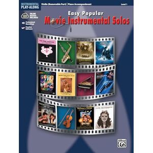 Staff, Alfred Publishing Easy Popular Movie Instrumental Solos for Strings: Violin (Book & CD): Piano Accompaniment, Level 1, Violin (Pop Instrumental Solo) Staff, Alfred Publishing Easy Popular Movie Instrumental Solos for Strings: Violin (Book & CD): Piano Accompaniment, Level 1, Violin (Pop Instrumental Solo)