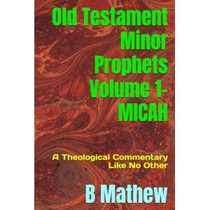 Mathew, Rev. B Old Testament Minor Prophets Volume 1- MICAH: A Commentary Like No Other Mathew, Rev. B Old Testament Minor Prophets Volume 1- MICAH: A Commentary Like No Other