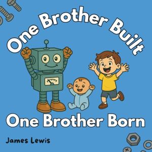Lewis, James One Brother Built, One Brother Born: A Funny Rhyming Book About Robots, Babies, and Big Brother Love Lewis, James One Brother Built, One Brother Born: A Funny Rhyming Book About Robots, Babies, and Big Brother Love