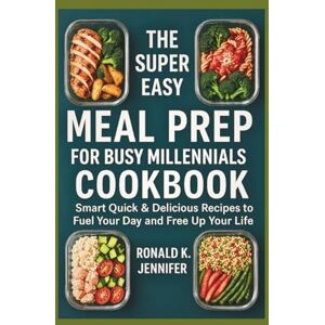 Jennifer, Ronald K. THE SUPER EASY MEAL PREP FOR BUSY MILLENNIALS COOKBOOK: Smart Quick & Delicious Recipes to Fuel Your Day and Free Up Your Life Jennifer, Ronald K. THE SUPER EASY MEAL PREP FOR BUSY MILLENNIALS COOKBOOK: Smart Quick & Delicious Recipes to Fuel Your Day and Free Up Your Life