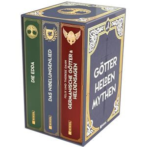 Dahn, Felix Götter Helden Mythen: 3 Bände im Schuber: Die Edda, Das Nibelungenlied, Germanische Götter- und Heldensagen Dahn, Felix Götter Helden Mythen: 3 Bände im Schuber: Die Edda, Das Nibelungenlied, Germanische Götter- und Heldensagen
