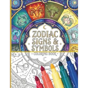 Barron, K. D. Zodiac Signs & Symbols Coloring Book Barron, K. D. Zodiac Signs & Symbols Coloring Book