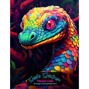 Publishing, Oley Snake Spectrum: Vibrant Coils Coloring Book Vol 4 Publishing, Oley Snake Spectrum: Vibrant Coils Coloring Book Vol 4