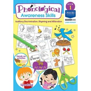 Prim-Ed Publishing Phonological Awareness Auditory Discrimination, Rhyming and Alliteration: Book 1 (Phonological Awareness Skills) Prim-Ed Publishing Phonological Awareness Auditory Discrimination, Rhyming and Alliteration: Book 1 (Phonological Awareness Skills)