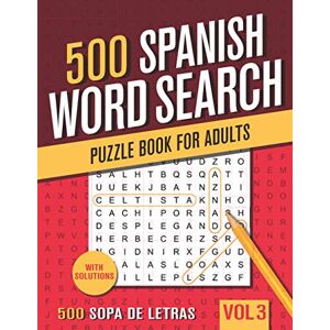 books, visupuzzle 500 Spanish Word Search Puzzle Book for Adults: Big Puzzlebook with Word Find Puzzles in Spanish Sopas De Letras en Espanol Vol 3 books, visupuzzle 500 Spanish Word Search Puzzle Book for Adults: Big Puzzlebook with Word Find Puzzles in Spanish Sopas De Letras en Espanol Vol 3