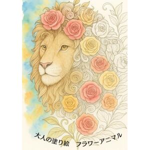 ひいろ 大人の塗り絵 フラワーアニマル ひいろ 大人の塗り絵 フラワーアニマル