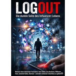 Hartmann, Leon Logout: Die dunkle Seite des Influencer-Lebens: Memoar eines deutschen YouTubers: Vom Hobby zum Business, Millionen Fans, toxische Kultur, Burnout – und dem schweren Entschluss zu gehen Hartmann, Leon Logout: Die dunkle Seite des Influencer-Lebens: Memoar eines deutschen YouTubers: Vom Hobby zum Business, Millionen Fans, toxische Kultur, Burnout – und dem schweren Entschluss zu gehen