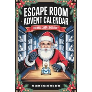Navqrim, Patrick Advent Calendars 2025: Escape Room: Funny Christmas Puzzles Game Book with Story for Kids Teens and Adults Navqrim, Patrick Advent Calendars 2025: Escape Room: Funny Christmas Puzzles Game Book with Story for Kids Teens and Adults