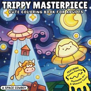 Cowboy, A Space Trippy Masterpiece: Cute Coloring Book for Adults Featuring Famous Paintings With Psychedelic Art & Whimsical Twists Cowboy, A Space Trippy Masterpiece: Cute Coloring Book for Adults Featuring Famous Paintings With Psychedelic Art & Whimsical Twists