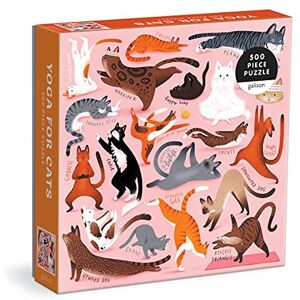 Galison 9780735372276 Yoga for Cats 500 Piece Puzzle Galison 9780735372276 Yoga for Cats 500 Piece Puzzle