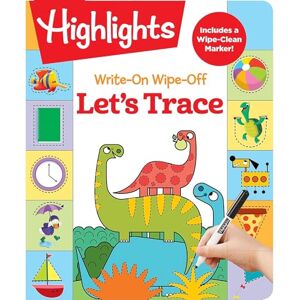 Highlights Let's Trace Dry Erase Letter Tracing Workbook for Kids, Wipe Clean Activity Book with Marker (Write-On Wipe-Off) Highlights Let's Trace Dry Erase Letter Tracing Workbook for Kids, Wipe Clean Activity Book with Marker (Write-On Wipe-Off)