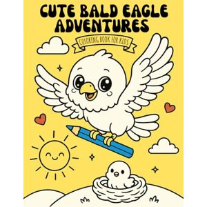 Safoui, laguisyoufa Cute Bald Eagle Adventures Coloring Book For Kids: A Kawaii Fun And Easy Drawings For Boys And Girls Stress relief Relaxing Safoui, laguisyoufa Cute Bald Eagle Adventures Coloring Book For Kids: A Kawaii Fun And Easy Drawings For Boys And Girls Stress relief Relaxing