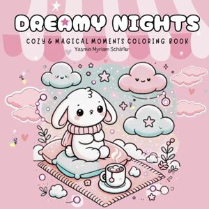 Schäfer, Yasmin Myriam Dreamy Nights: Cozy & Magical Moments Coloring Book for Adults and Teens: Over 40 Enchanting Illustrations to Color and Relax (Cozy and Cutie Coloring) Schäfer, Yasmin Myriam Dreamy Nights: Cozy & Magical Moments Coloring Book for Adults and Teens: Over 40 Enchanting Illustrations to Color and Relax (Cozy and Cutie Coloring)