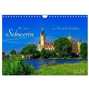 CALVENDO Schwerin Mecklenburg (Wandkalender 2024 DIN A4 quer), Monatskalender CALVENDO Schwerin Mecklenburg (Wandkalender 2024 DIN A4 quer), Monatskalender