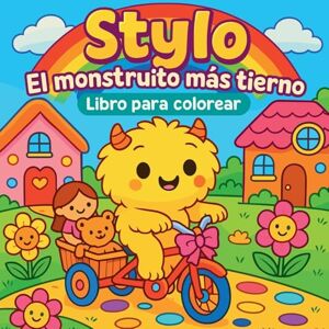 Martin, Chris Stylo, el monstruito más tierno Libro para colorear Martin, Chris Stylo, el monstruito más tierno Libro para colorear