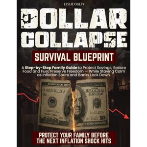 Ogley, Leslie Dollar Collapse Survival Blueprint: A Step-by-Step Family Guide to Protect Savings, Secure Food and Fuel, Preserve Freedom — While Staying Calm as Inflation Soars and Banks Lock Down Ogley, Leslie Dollar Collapse Survival Blueprint: A Step-by-Step Family Guide to Protect Savings, Secure Food and Fuel, Preserve Freedom — While Staying Calm as Inflation Soars and Banks Lock Down