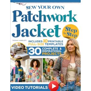 Langley, Tessa Sew Your Own Patchwork Jacket: Transform Simple Fabrics into Handmade Beauty 30 Beginner-Friendly Sewing and Quilting Projects with Full-Size Printable Templates and Video Tutorials Langley, Tessa Sew Your Own Patchwork Jacket: Transform Simple Fabrics into Handmade Beauty 30 Beginner-Friendly Sewing and Quilting Projects with Full-Size Printable Templates and Video Tutorials