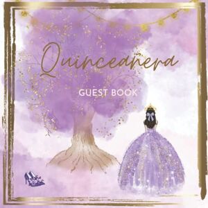 Books, Tooxy Quinceanera Guest Book (Purple Theme): Mis Quince Años (15 Year Old Birthday) Party Keepsake for Guest Messages and Memories Books, Tooxy Quinceanera Guest Book (Purple Theme): Mis Quince Años (15 Year Old Birthday) Party Keepsake for Guest Messages and Memories