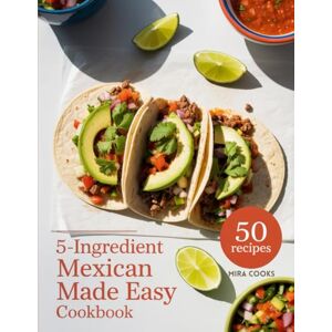 COOKS, Mira 5-Ingredient Mexican Made Easy Cookbook: Bold, Zesty Recipes Using 5 Ingredients or Less — Tacos, Burritos, and Flavor in Every Bite (5-Ingredient Magic) COOKS, Mira 5-Ingredient Mexican Made Easy Cookbook: Bold, Zesty Recipes Using 5 Ingredients or Less — Tacos, Burritos, and Flavor in Every Bite (5-Ingredient Magic)
