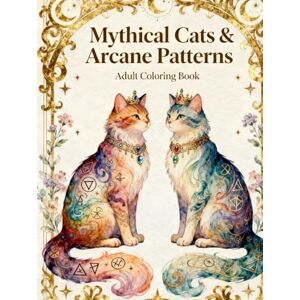 Ezzat, Ehab Mythical Cats with Arcane Patterns: A Relaxing Adult Coloring Book Featuring Enchanted Cats, Mystic Geometry, Celtic & Arcane Designs for Stress Relief and Creativity (Legends of Feather & Fur) Ezzat, Ehab Mythical Cats with Arcane Patterns: A Relaxing Adult Coloring Book Featuring Enchanted Cats, Mystic Geometry, Celtic & Arcane Designs for Stress Relief and Creativity (Legends of Feather & Fur)