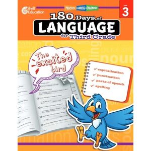 Dugan, Christine 180 Days of Language for Third Grade: Practice, Assess, Diagnose (180 Days of Practice) Dugan, Christine 180 Days of Language for Third Grade: Practice, Assess, Diagnose (180 Days of Practice)