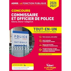Lavedan, François Concours commissaire de police et officier de police 2026-2027- Tout-en-un: Concours externe et interne, catégorie A Lavedan, François Concours commissaire de police et officier de police 2026-2027- Tout-en-un: Concours externe et interne, catégorie A