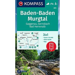 A préciser Baden-Baden / Murgtal / Gaggenau / Gernsbach / Bad Herrenalb (872): 3in1 Wanderkarte, mit Aktiv Guide inklusive Karte zur offline Verwendung in der KOMPASS-App. Fahrradfahren. Langlaufen. A préciser Baden-Baden / Murgtal / Gaggenau / Gernsbach / Bad Herrenalb (872): 3in1 Wanderkarte, mit Aktiv Guide inklusive Karte zur offline Verwendung in der KOMPASS-App. Fahrradfahren. Langlaufen.