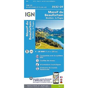 Massif du Beaufortain / Moûtiers / La Plagne (3532OT) (TOP 25) Massif du Beaufortain / Moûtiers / La Plagne (3532OT) (TOP 25)