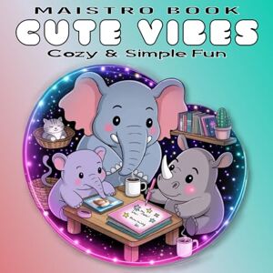 BOOK, MAISTRO Cute Vibes: Bold and Easy Coloring Book for Teens & Adults (Cozy & Simple Fun) (Craft & Cozy Coloring: Bold, Cute, and Creative Adventures for Teens & Adults) BOOK, MAISTRO Cute Vibes: Bold and Easy Coloring Book for Teens & Adults (Cozy & Simple Fun) (Craft & Cozy Coloring: Bold, Cute, and Creative Adventures for Teens & Adults)