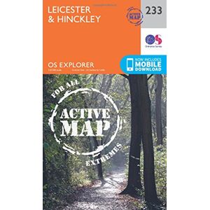 Ordnance Survey Leicester & Hinckley Map Weatherproof The National Forest OS Explorer Active Map 233 England Walks Hiking Maps Adventure Ordnance Survey Leicester & Hinckley Map Weatherproof The National Forest OS Explorer Active Map 233 England Walks Hiking Maps Adventure