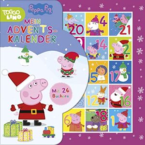 Peppa Pig Adventskalender: 24 Büchlein aus stabiler Pappe mit Aufhängern in wiederverschließbarer Box. Für Kinder ab 3 Jahren. Peppa Pig Adventskalender: 24 Büchlein aus stabiler Pappe mit Aufhängern in wiederverschließbarer Box. Für Kinder ab 3 Jahren.