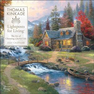 Andrews McMeel Publishing Thomas Kinkade Lightposts for Living 2025 Wall Calendar Andrews McMeel Publishing Thomas Kinkade Lightposts for Living 2025 Wall Calendar